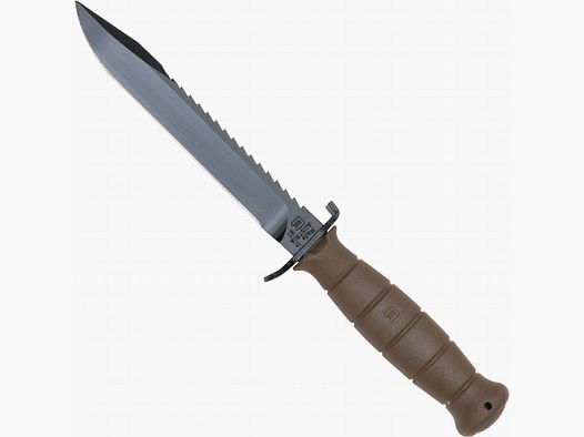 Glock Feldmesser mit Säge - dark earth brown