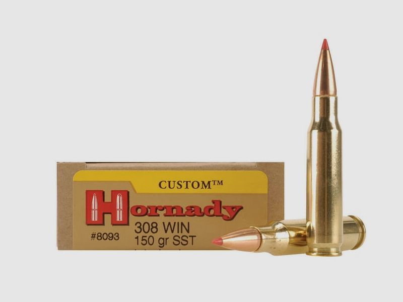 Hornady Custom .308 Win. 150GR SST 20 cartridges