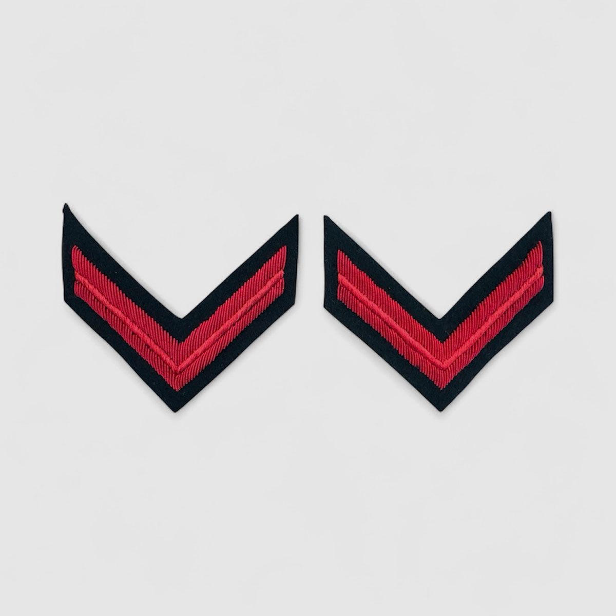 CARABINIERI – PAIR OF RANKS FOR GUS CARABINIERE SCELTO (EMBROIDERED IN CANOTTIGLIA)