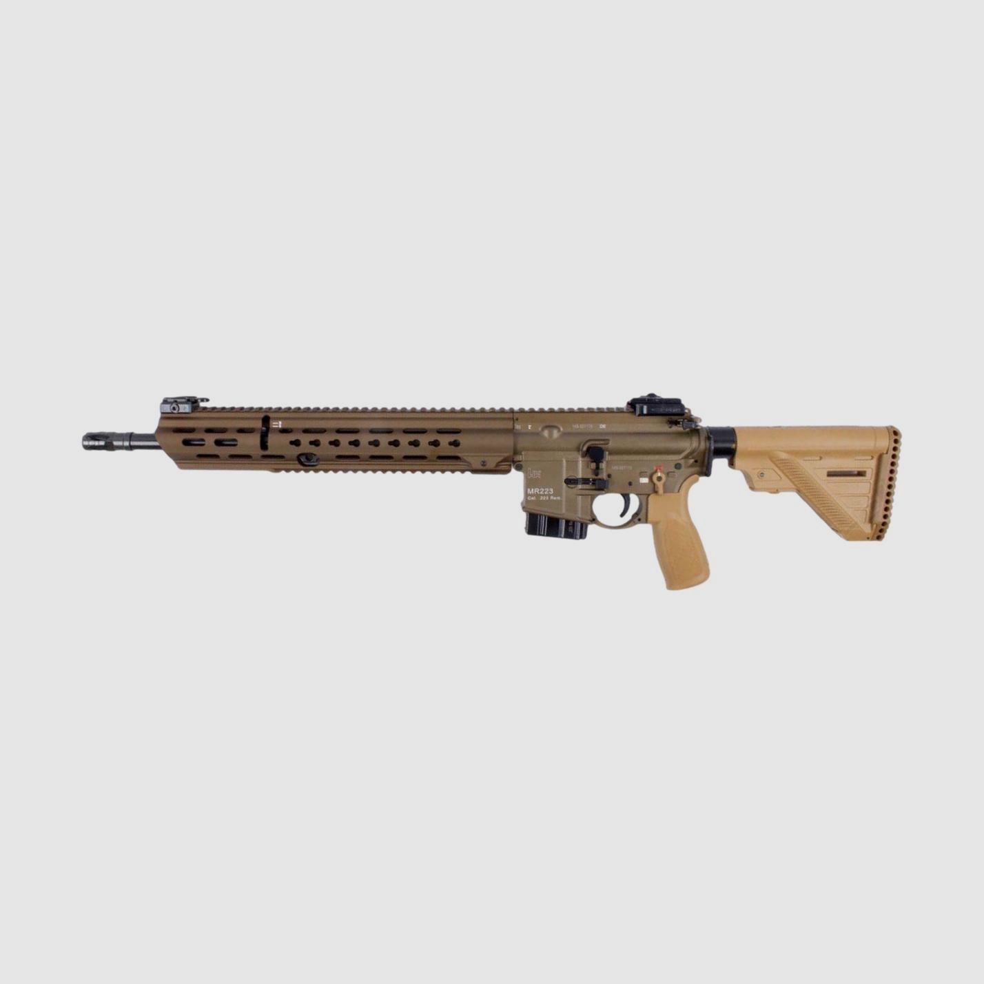 Heckler & Koch – Halbauto / MR223 A3 / 16.5 / Handschutz Lang / RAL8000 / .223 Rem