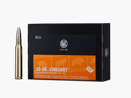 RWS Cineshot 9,5g/147grs bij 30 .30-06 Spring.