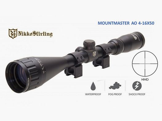 NIKKO STIRLING MOUNTMASTER AO 4-16X50 ret.HMD NMMI41650AO