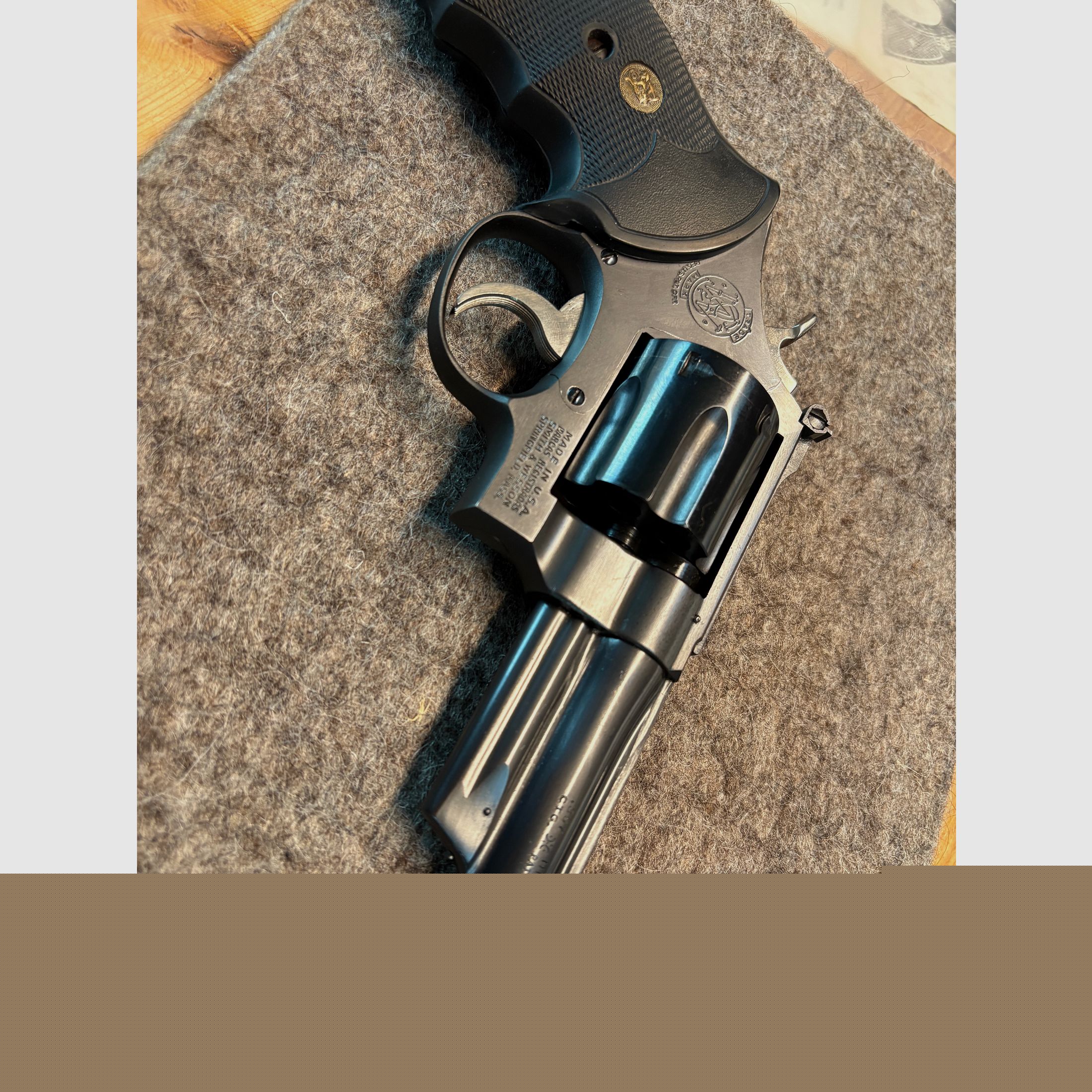 S&W Mod. 28 Highway Patrolman Revolver .357 Pachmayr Sickinger 6