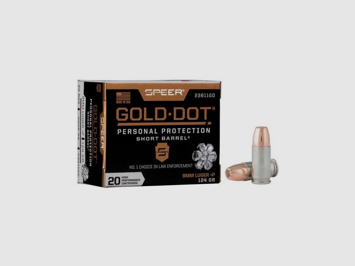 Munitions Speer® C/9mm Luger +P 124gr GDHP Short Barrel - Boîte de 20, image 2 sur 3