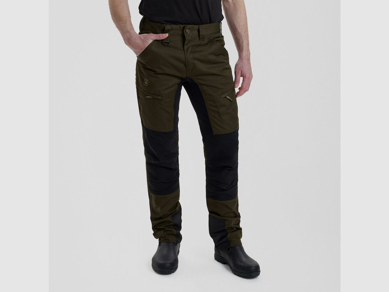 Rogaland Stretchhose mit kontrast - Adventure Green – Kleidergröße Herren: 29