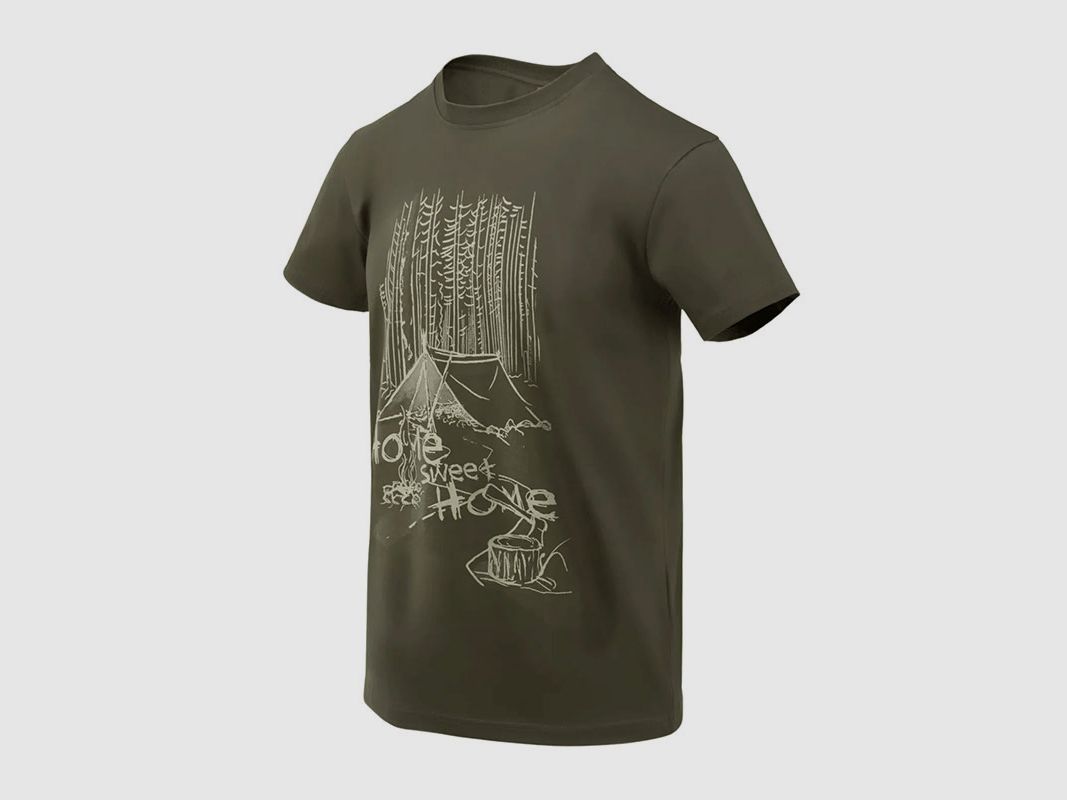 T-SHIRT – HELIKON-TEX – HOME SWEET HOME | Cotton | Taiga Green, image 2 of 3