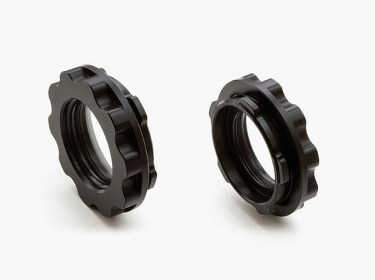 Präzise Jagen  Verschlusskappe Klein  mit Glas Für Klemmhülsen bis Ø61mm