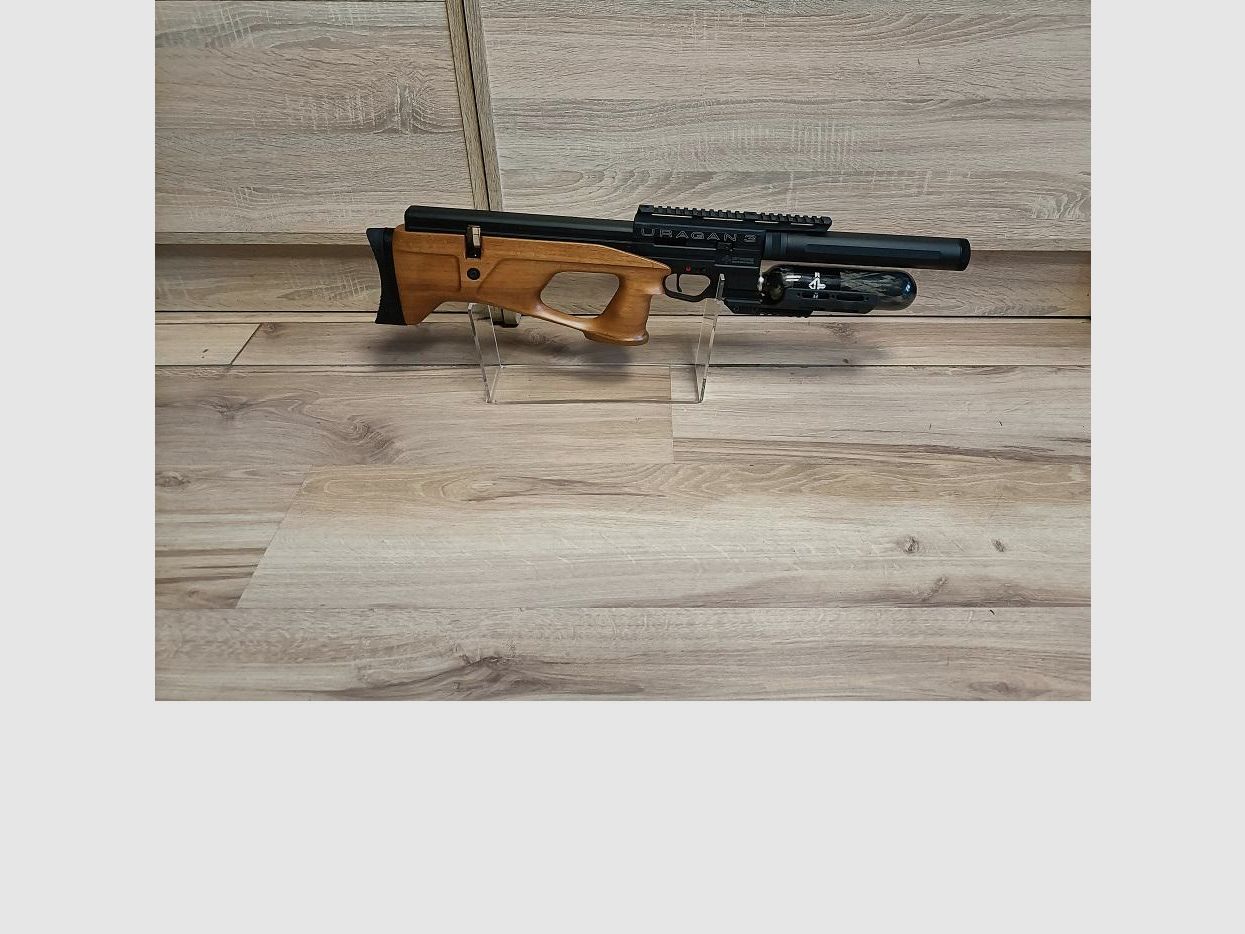Wiatrówka PCP AIRGUN TECHNOLOGY URAGAN 3 – Compact- Orzech, zdjęcie 3 z 8