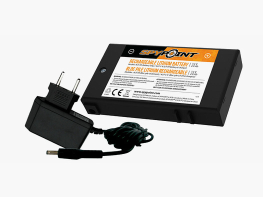 Spypoint Lithium Akku mit Ladegerät