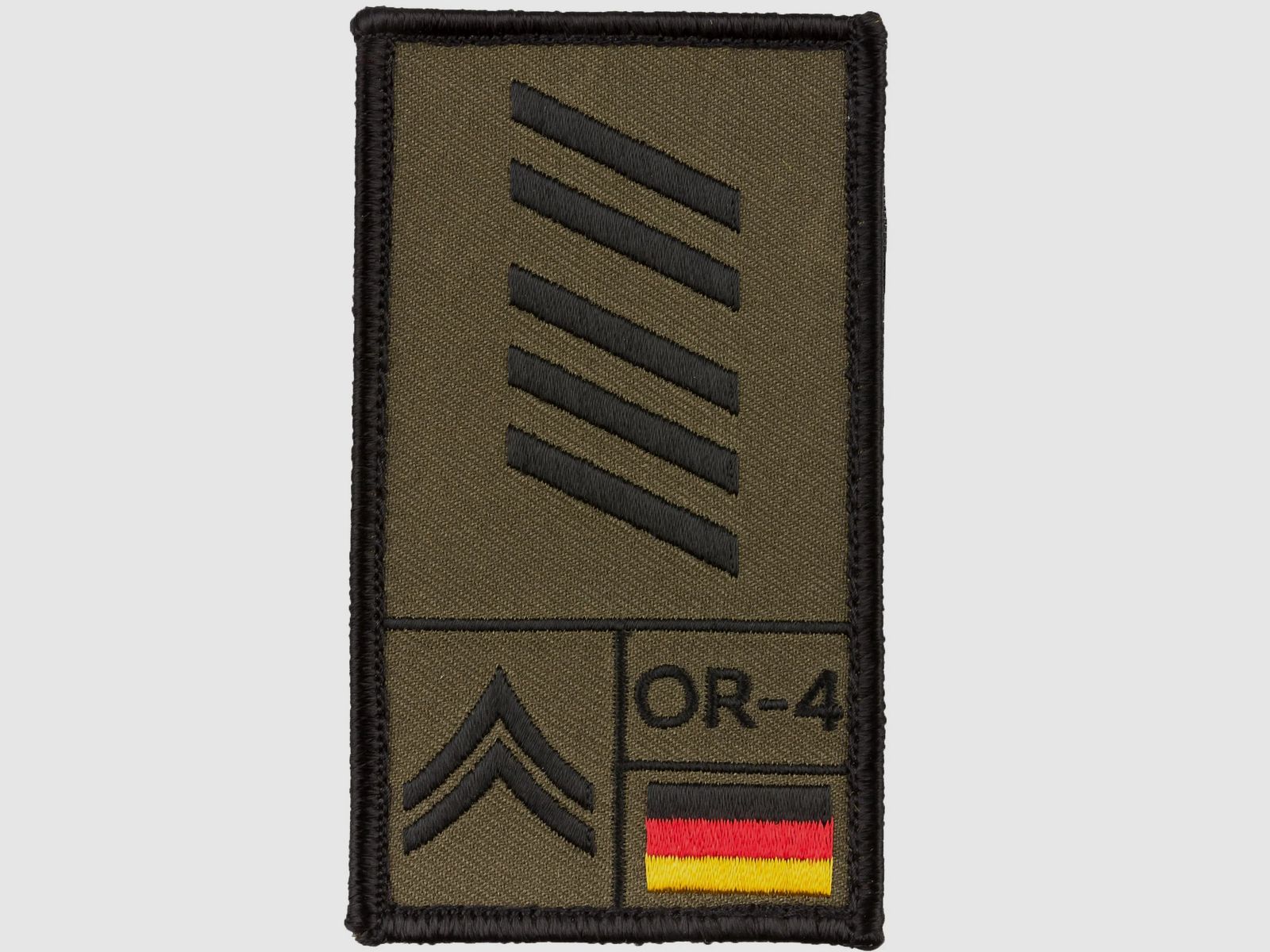 Café Viereck Café Viereck Rank Patch Oberstabsgefreiter rechter Arm oliv