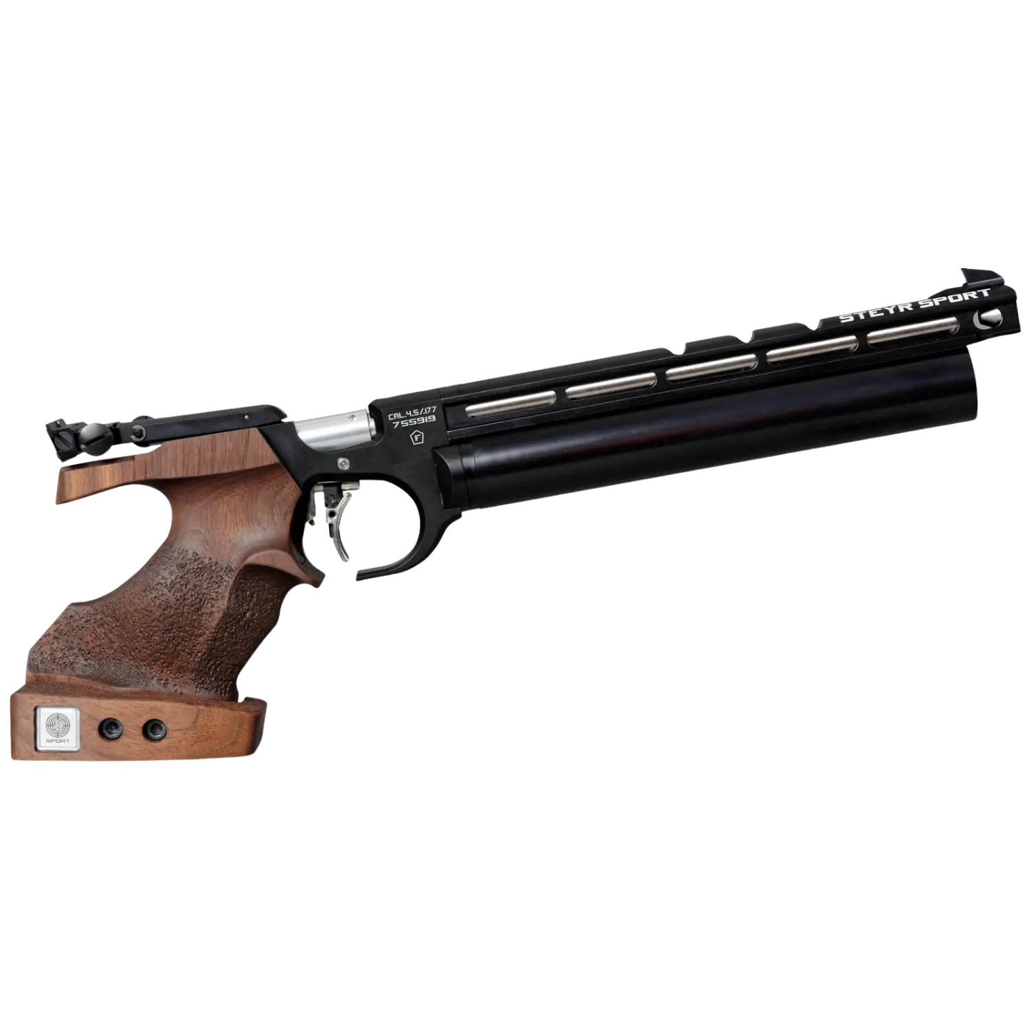 Steyr EVO 10 Pistola de Competición Negra 4,5mm Diabolo