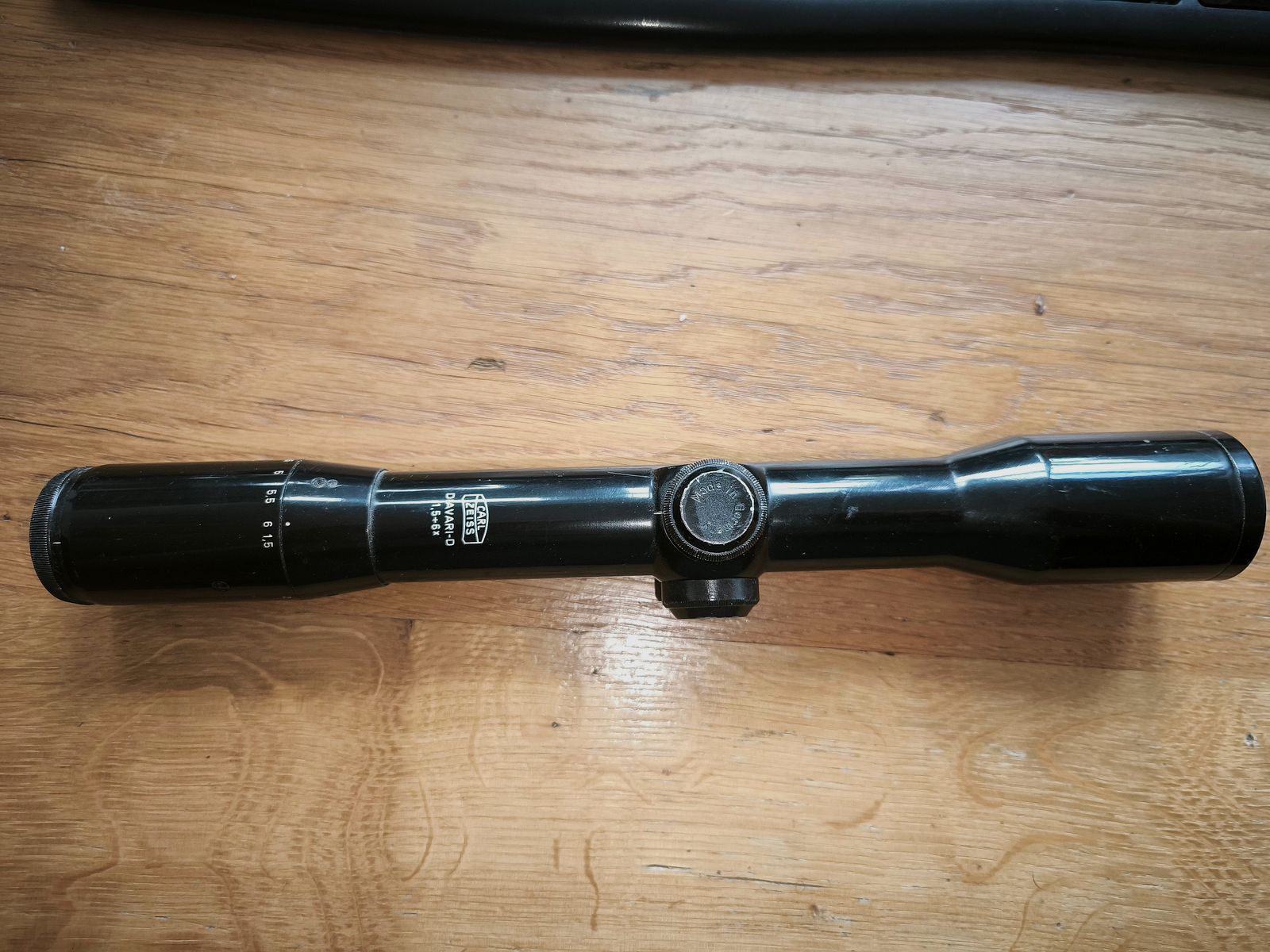 Zeiss Diavari scope 1.5-6x36, reticle 11, scope rail
