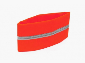 Reflective signal dog collar in solid colors available in various sizes