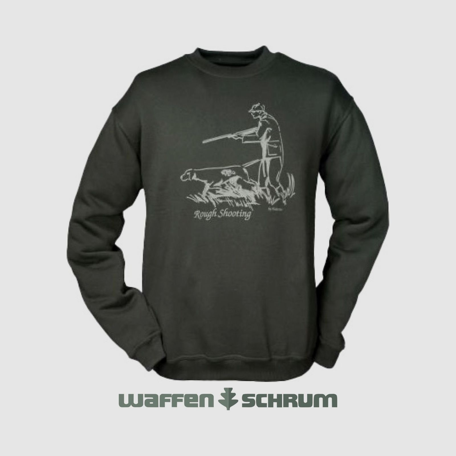 Sweatshirt Hubertus Rough Shooting Olive