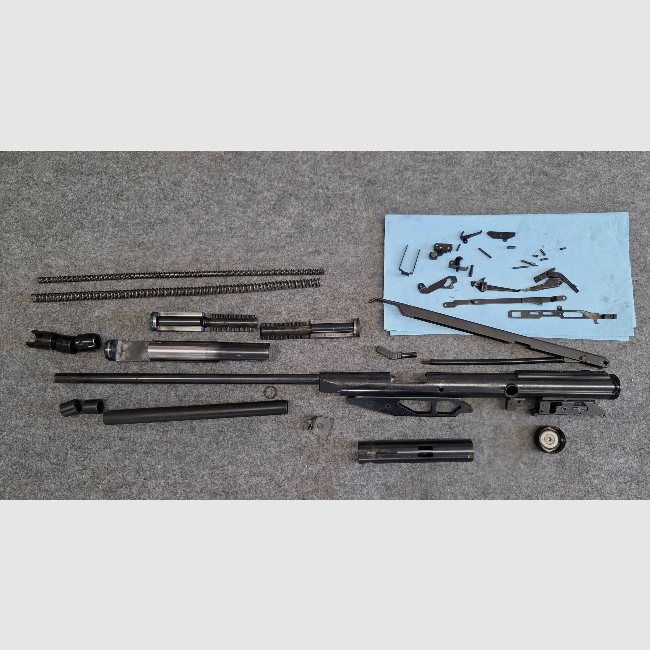 Konvolut Ersatzteile Luftgewehr Seitenspanner Diana Mod. 75 U T01 