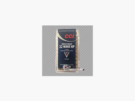 50 nabojów CCI 22WMR Win mag 1875fps