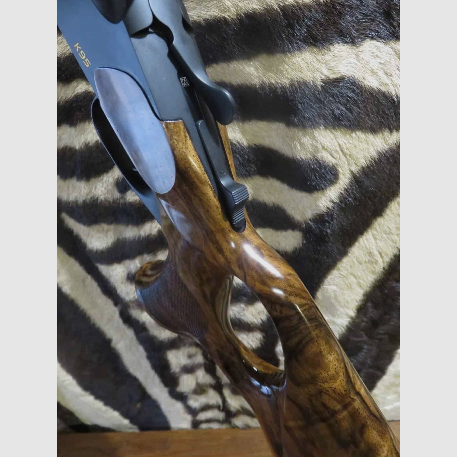 Kipplauf BLASER K95 Success Cuir Bois Grad 6 Kaliber 7RM Lauf 65cm fluted – gewinde, Bild 2 von 10