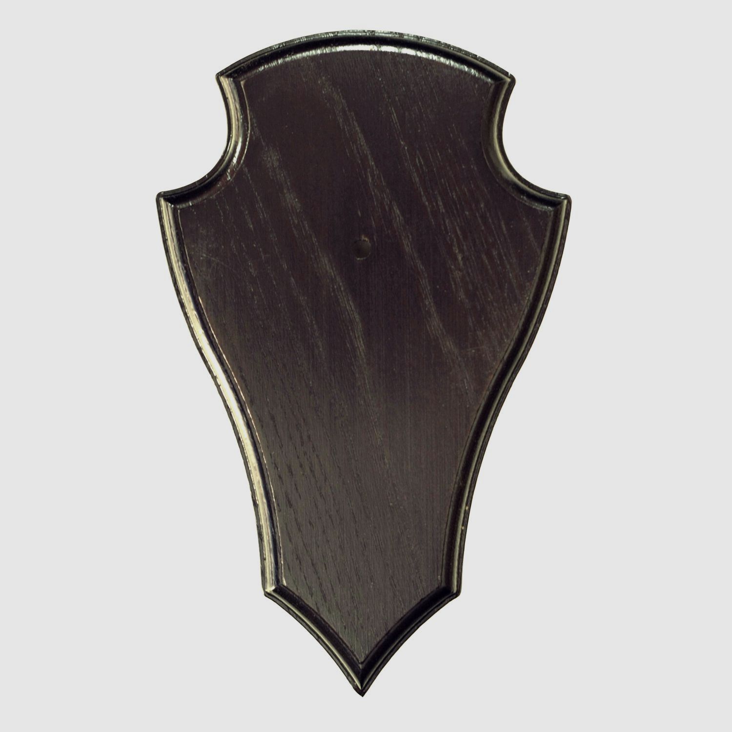 Fritzmann R-Schild dkl. 22x13 spitz Geweihbrettchen