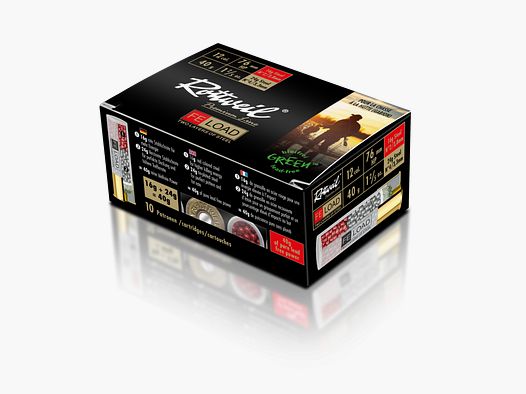 Rottweil 2414044 12/76 FE-Load 3,3+3,8mm Magnum 40g Steel 10Stk