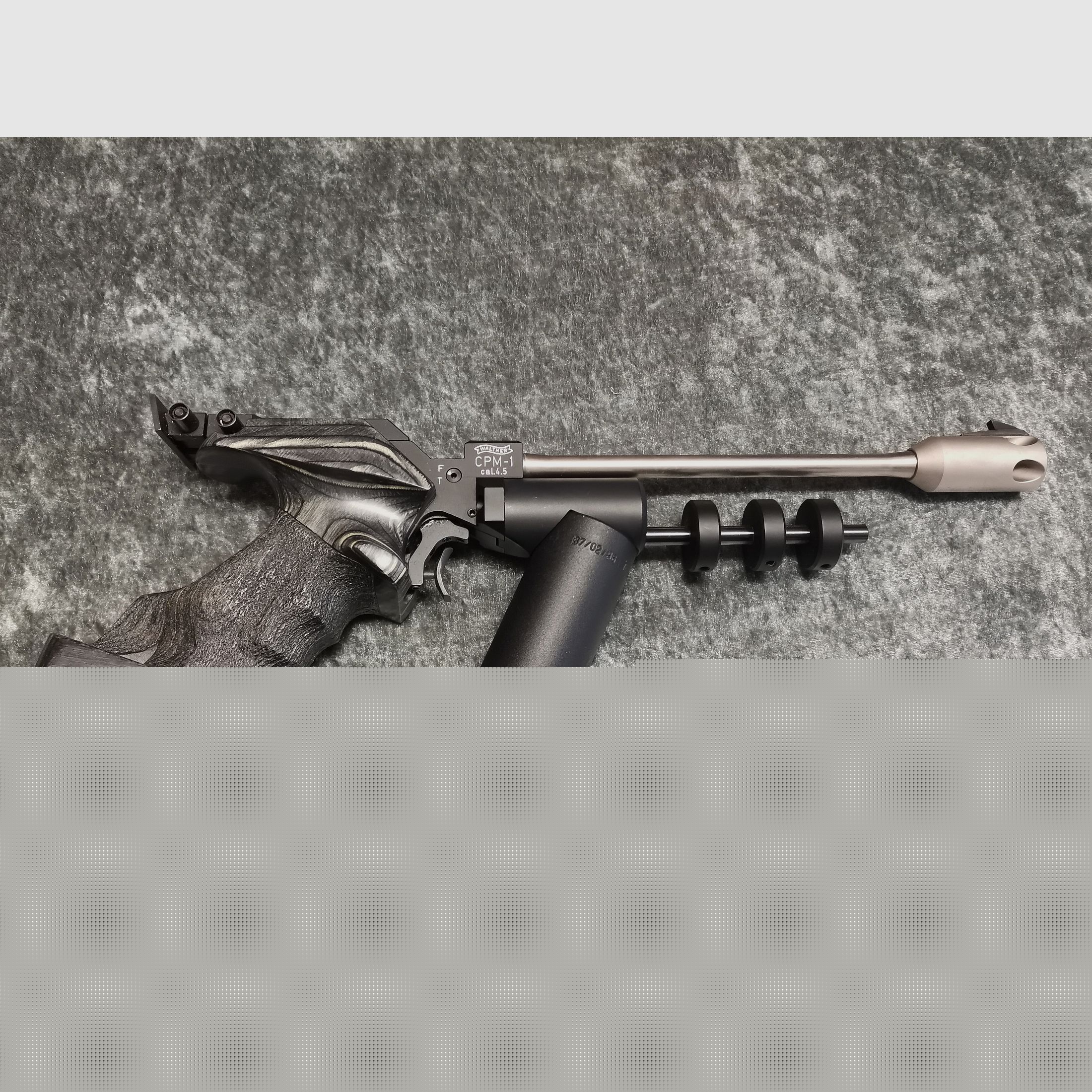 Walther CPM1 Luftpistole CO2 Matchpistole 4,5mm Diabolo