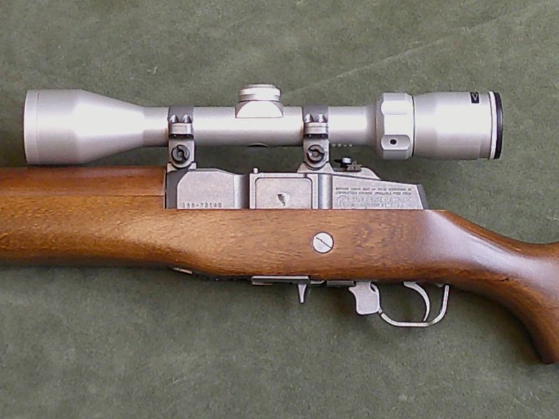 Selbstladebüchse Ruger Mini 14 Ranch Rifle, Kal. .223 Rem., stainless, ZFR Bushnell 3-9x40