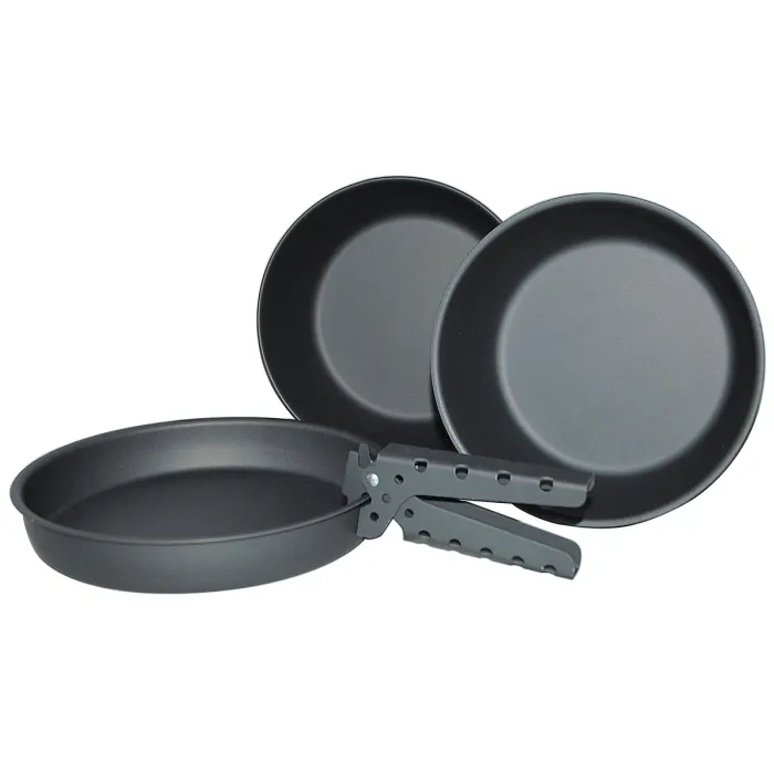 4-piece cookware set with anodized coating, anthracite