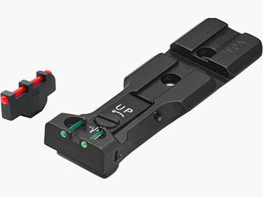 LPA WXT02-F1 BLACK BASE adjustable revolver sight with Weaver base for 629, 686, 586, 627, 66, 67, 696, 17, 19, 657, 610, 625, 29, 27 and new for caliber .50 – Black sight picture