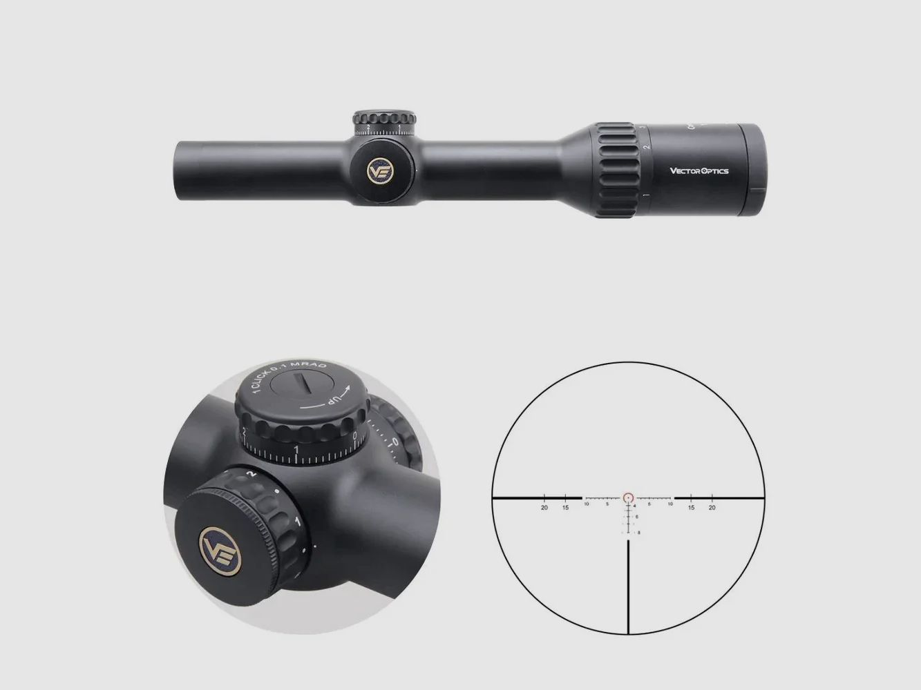 Vector Optics SCOC-T37 Continental x8 1-8x24 ED Tactical