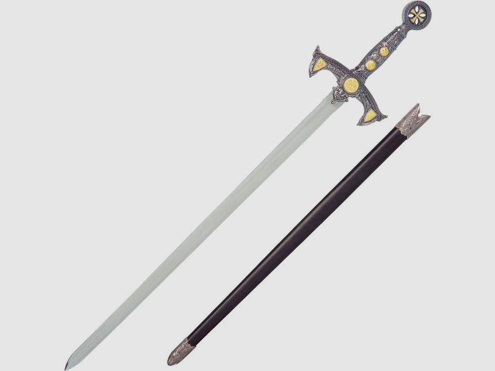 Templerschwert mit Scheide
