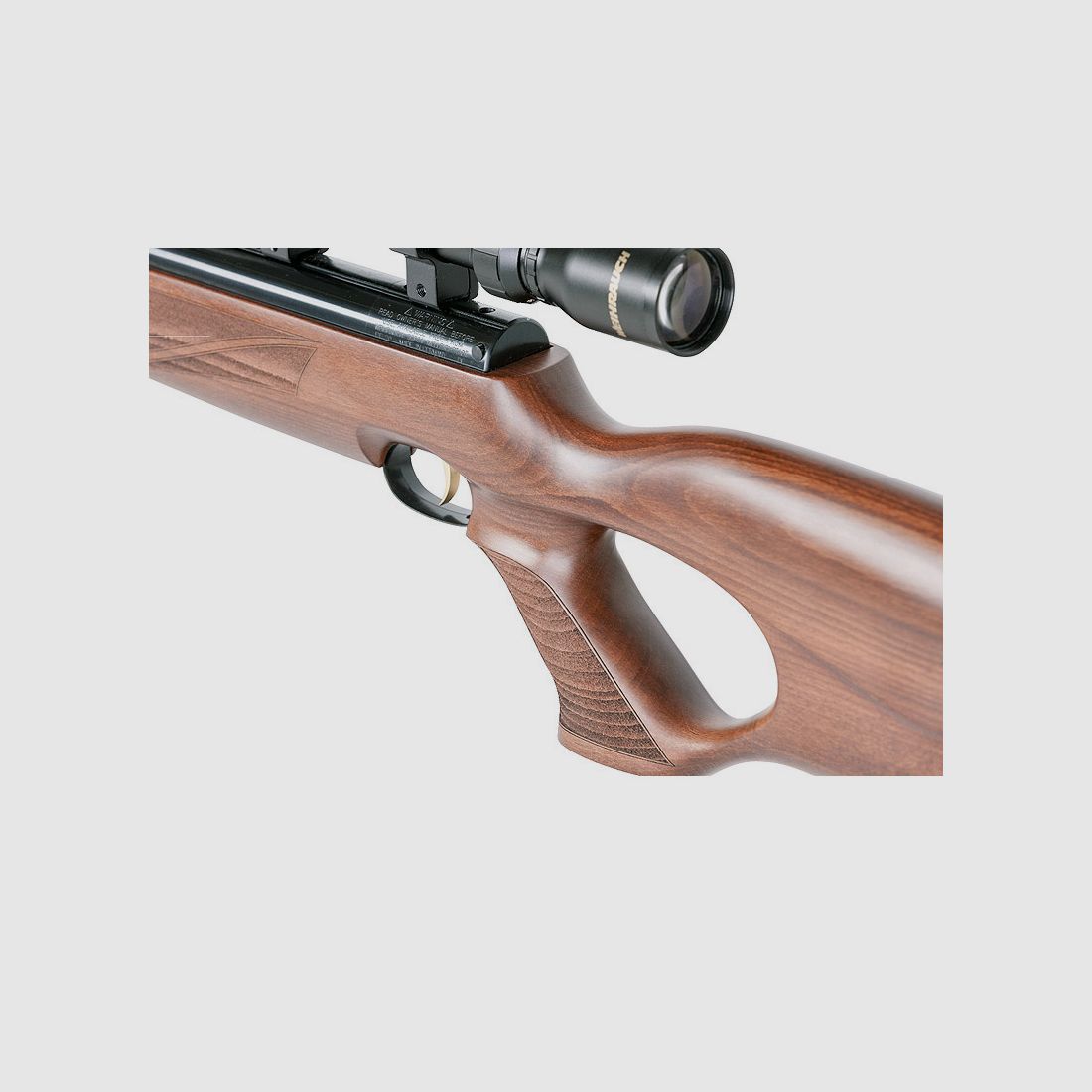 Starrlauf Luftgewehr Weihrauch HW 97 KT Buchenholz Lochschaft Kaliber 4,5 mm (P18)