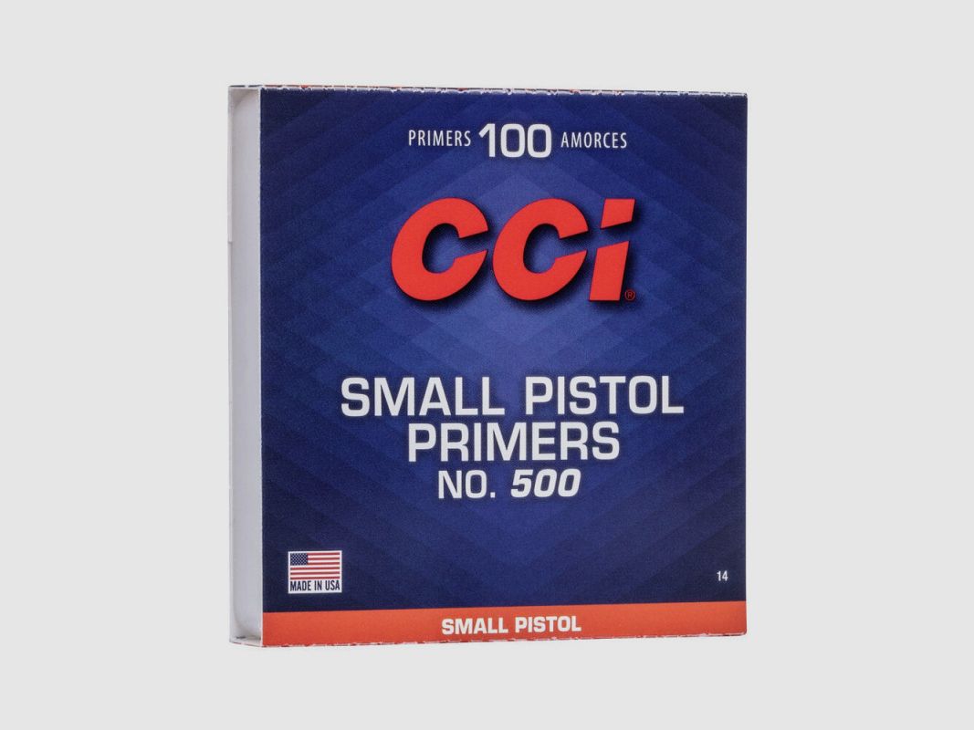 Zündhütchen CCI Standard Small Pistol Nr. 500