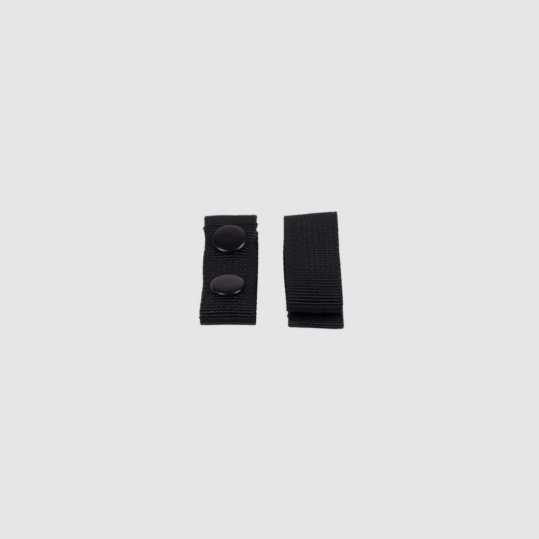 Molle Halter Gürtelhalter, Nylon, 4 Stk., schwarz, mit 2 Druckknöpfen