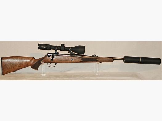 Mauser 225 "Pacchetto con ZF Steiner Ranger 3-12x56, montaggio a ribalta EAW e silenziatore"
