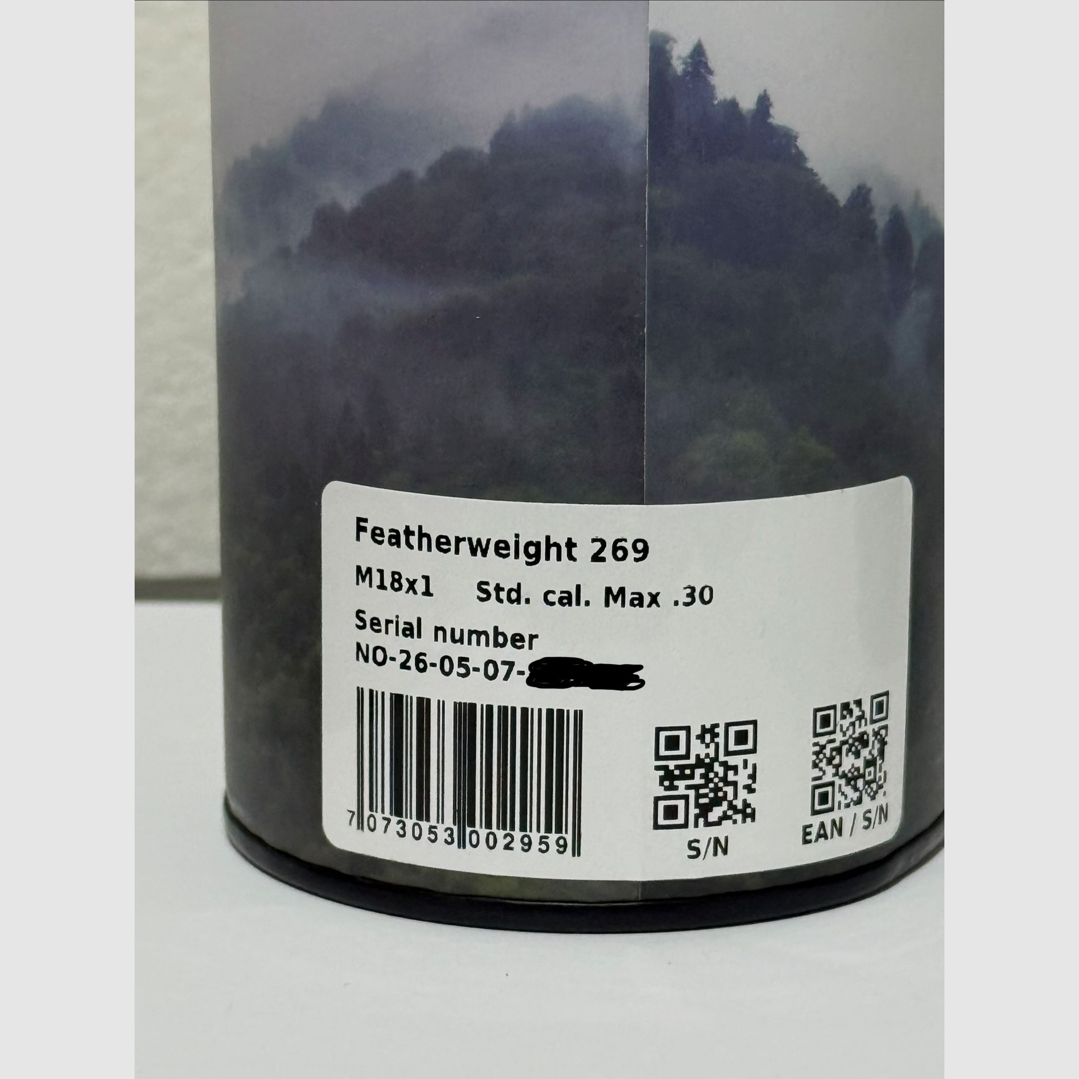 FREYR & DEVIK Featherweight 269 Titanium pour calibres jusqu'à max. .30 M18x1