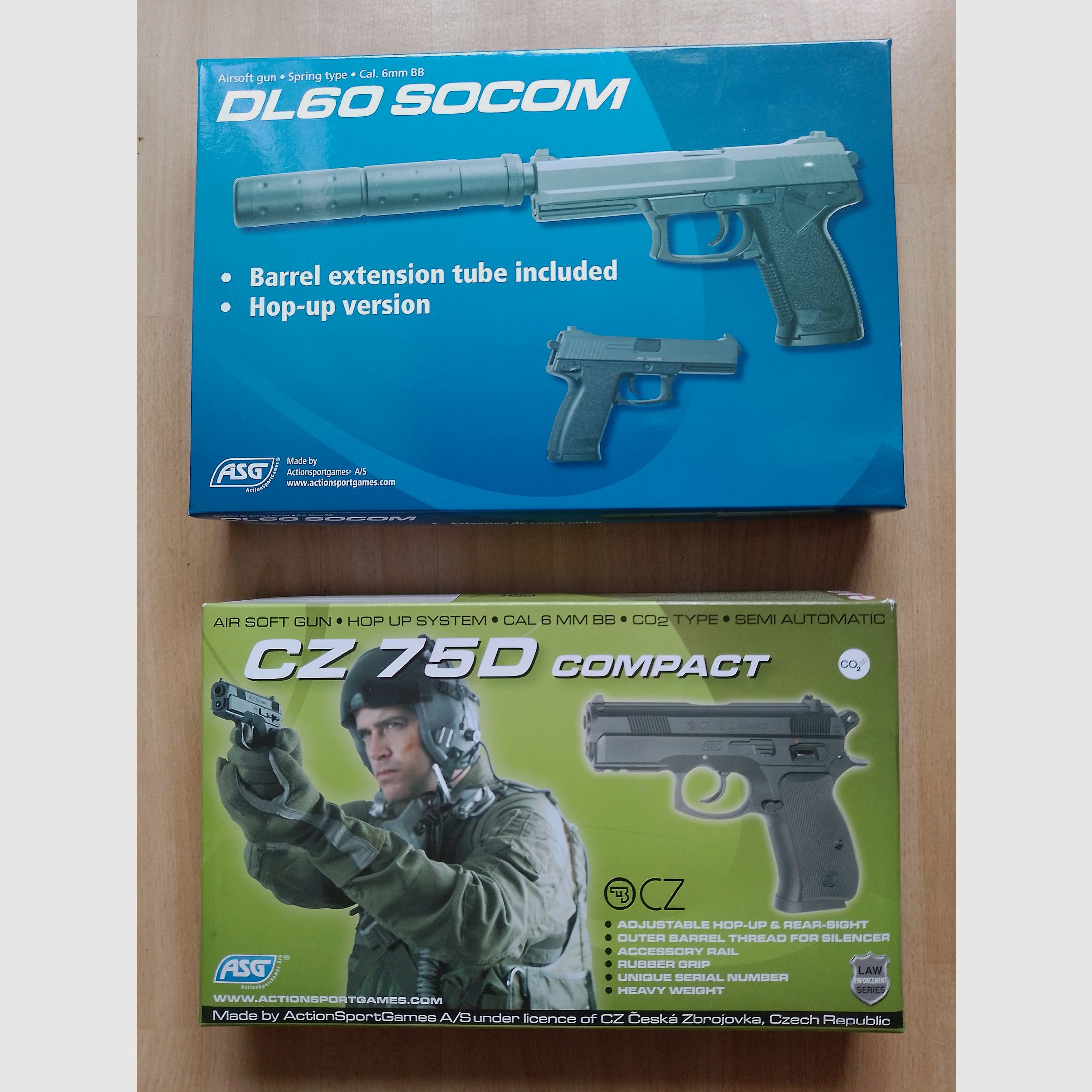 CZ 75 D Compact & DL 60 Socom 
