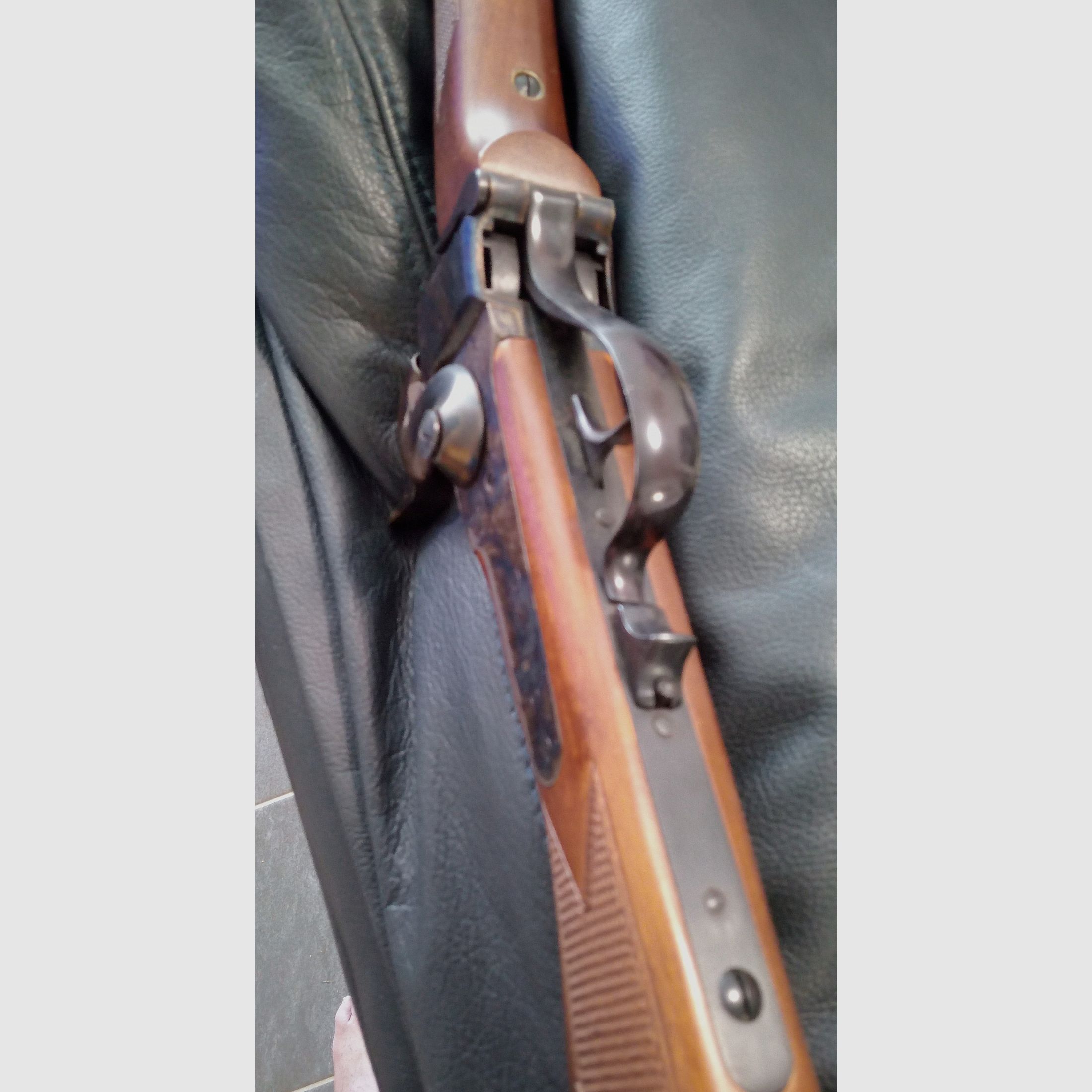 David Pedersoli Perkussions Messinghülsen Papierpatrone Hinterlader Gewehr Sharps cal 45 / 70 Nachfolger vom Vorderlader Schwarzpulver