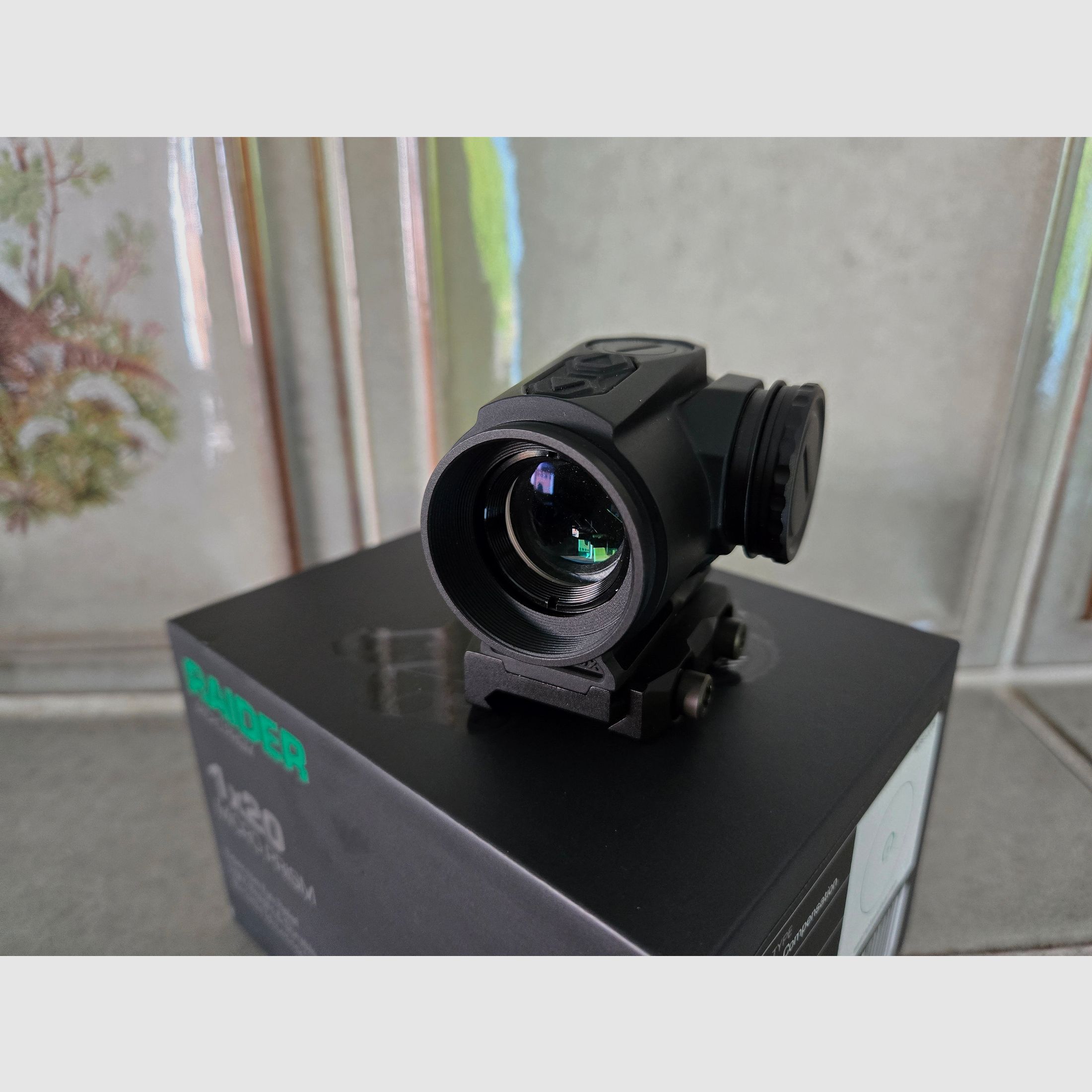 Swamp Fox RAIDER 1X Mikroprismen-Visier mit grünem BRC-Absehen, schwarz neuwertig Rechnung