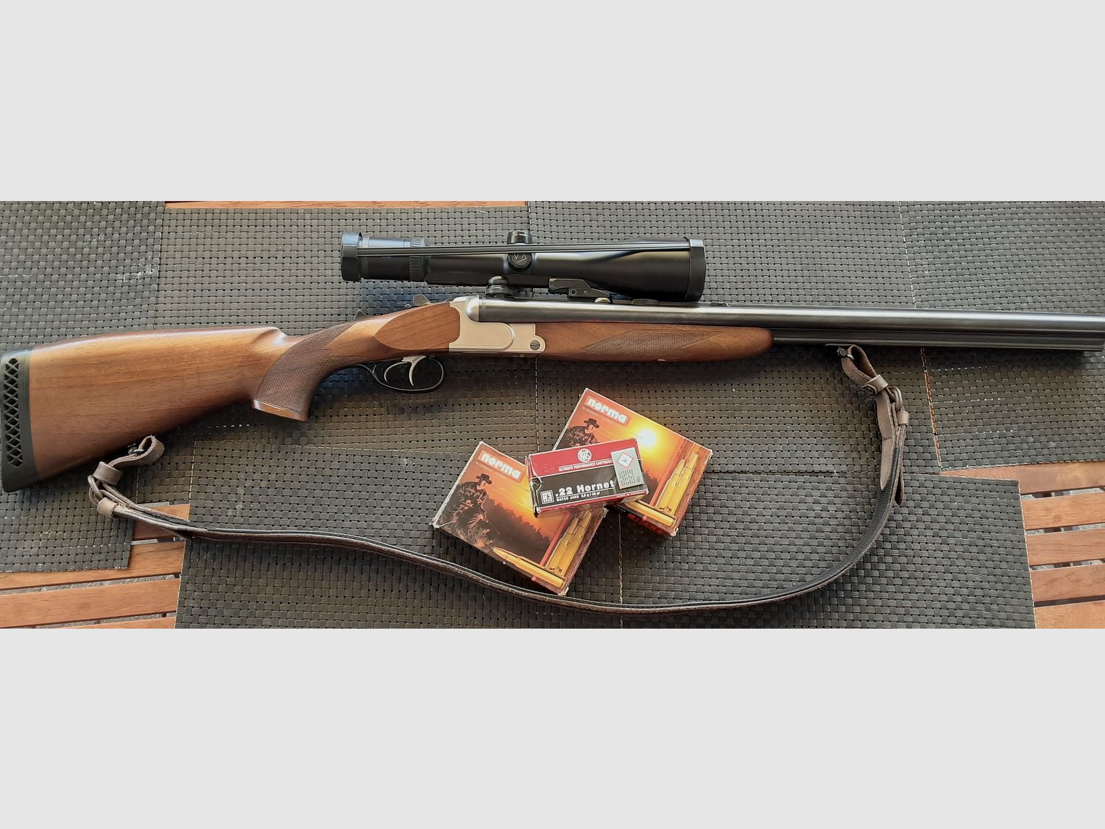 Drilling Krieghoff Plus 30.06, 12/70, 22 Hornet mit Zeiss Victory HT 3-12x56 TOP !