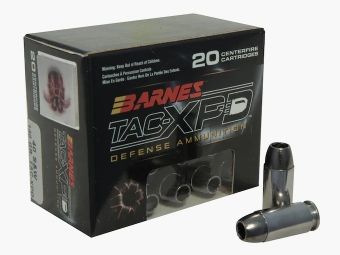 Barnes TAC-XPD .40 S&W 140GR Defense Solid Hollow Point 20 cartouches