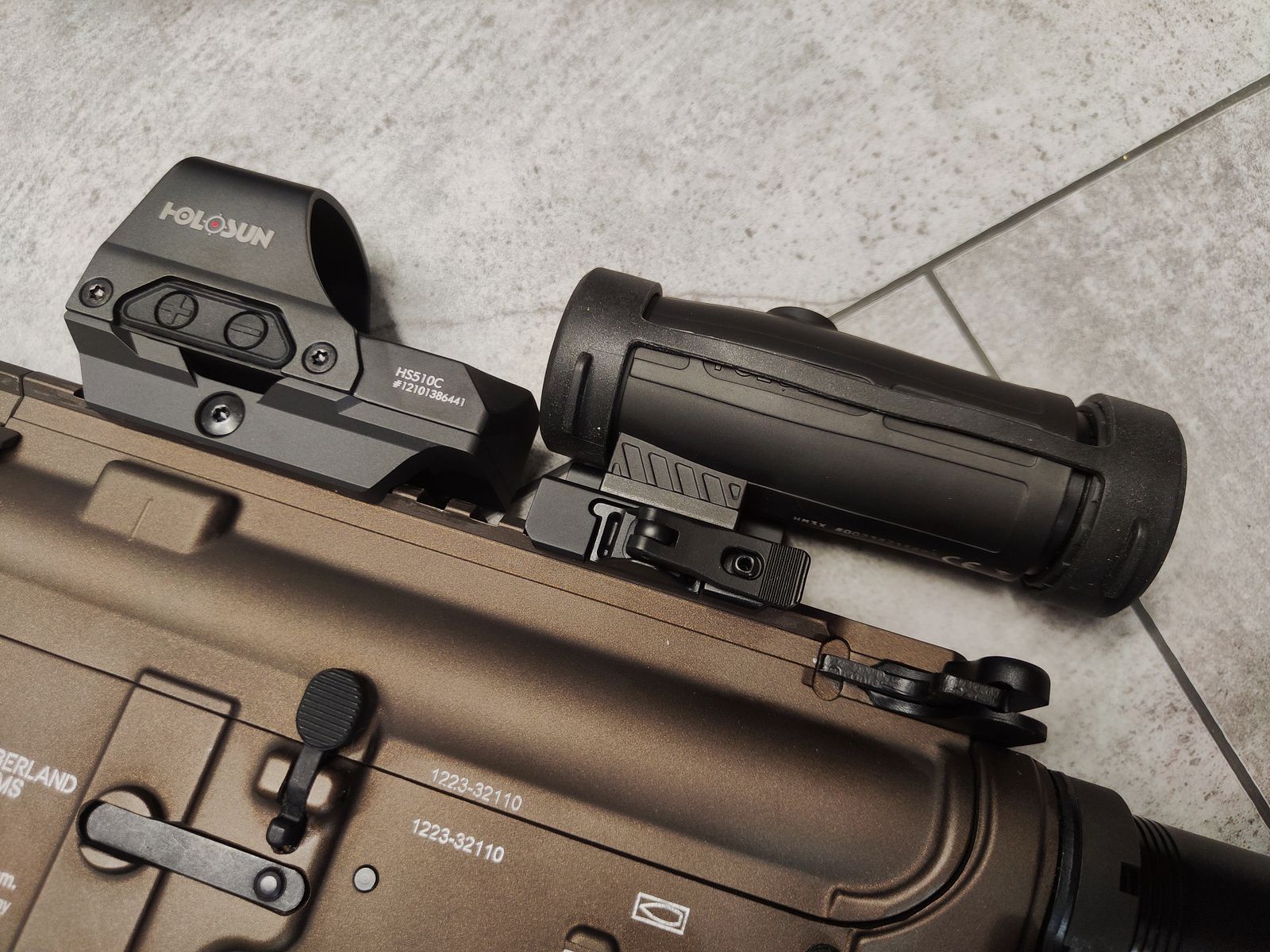 Holosun Set HS510C + HM3X Magnifier + Schutzkoffer