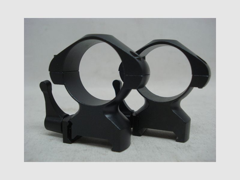 Steel rings 30 mm extra high - Weaver/Picatinny, pair with lever