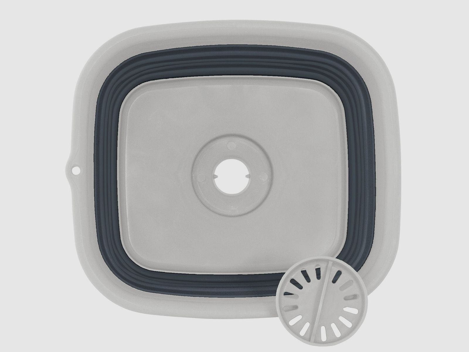 Lavabo plegable, azul oscuro, imagen 1 de 8