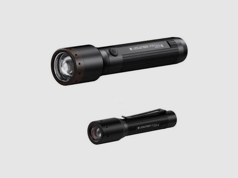 Ensemble de lampes torches Ledlenser P7R Core & P3 Core black