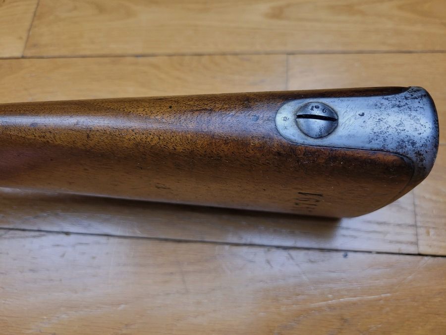 Sehr schönes Infanteriegewehr Gras – Modell 1866-74 M80 – Umgebautes Gras in Saint Etienne im Juli 1883 – Vollständig monomatrikuliert einschließlich der Reinigungsstange – Originalkaliber 11mm Gras – Wunderschöner Spiegel-Lauf – Ausgezeichneter Zustand, Bild 20 von 30