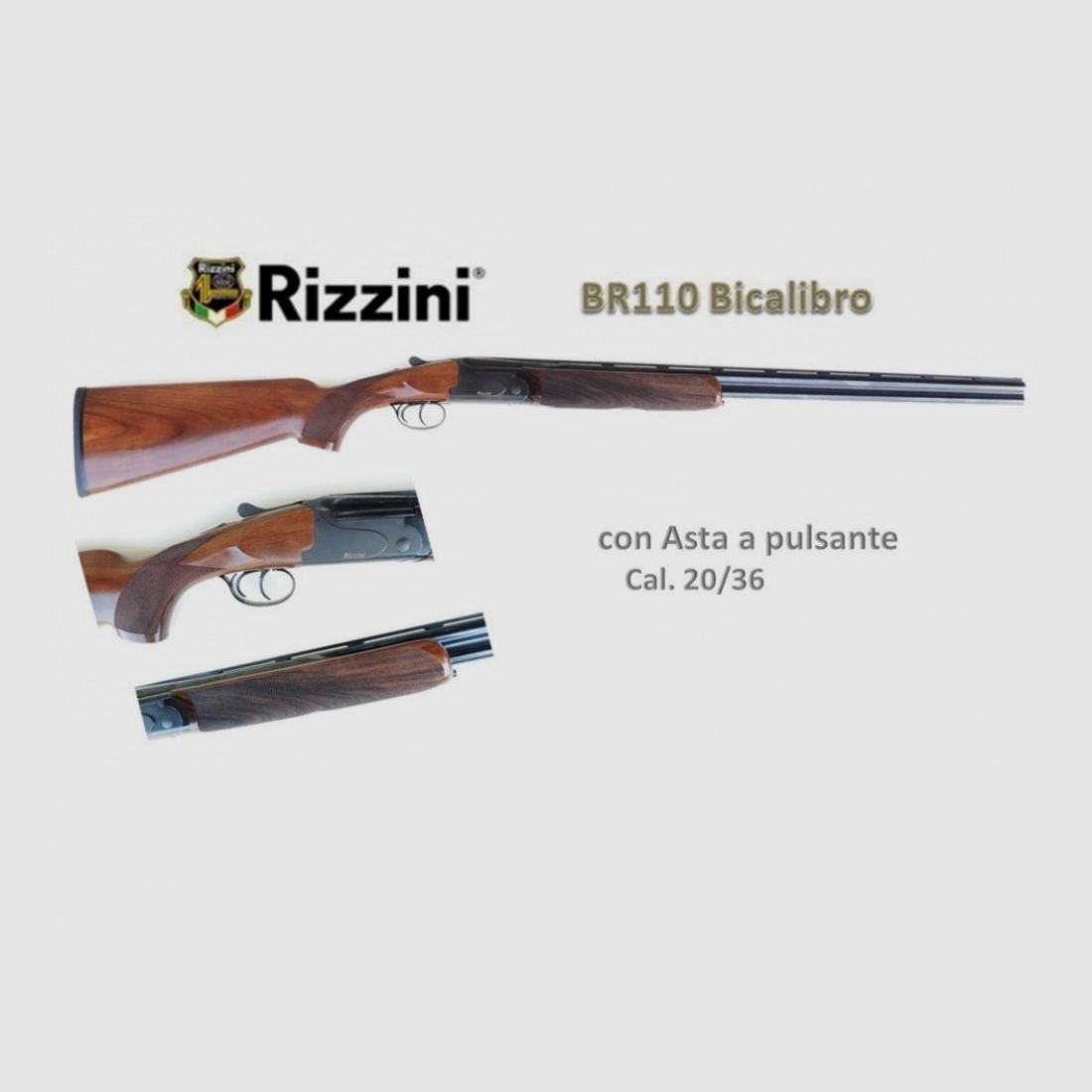 RIZZINI BR110 Bicalibro Kal.20/36