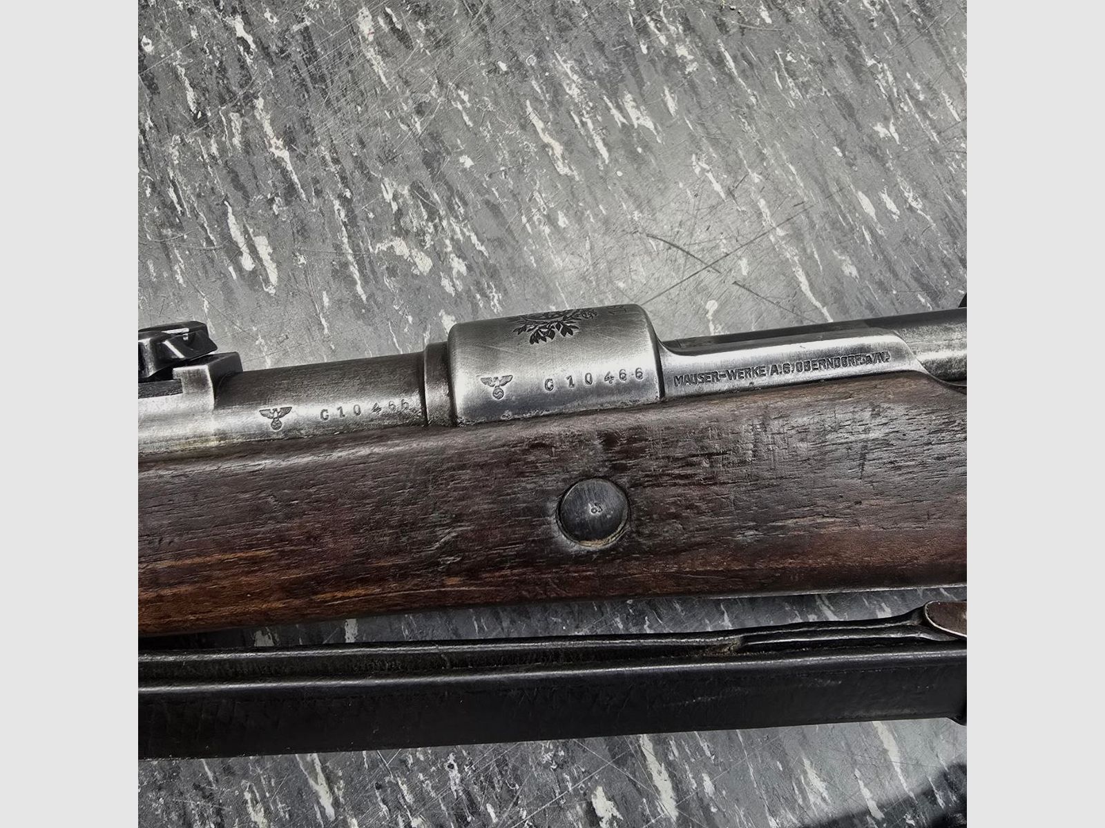 Karabiner 98k – Contrat portugais m/937 (1937) numéro identique avec baïonnette