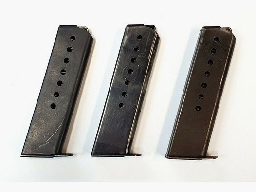 Carl Walther Waffenfabrik Ulm Magazine for Walther P38 Pistol Bundeswehr - 9mm Luger - 8 Rounds - With Arsenal Number