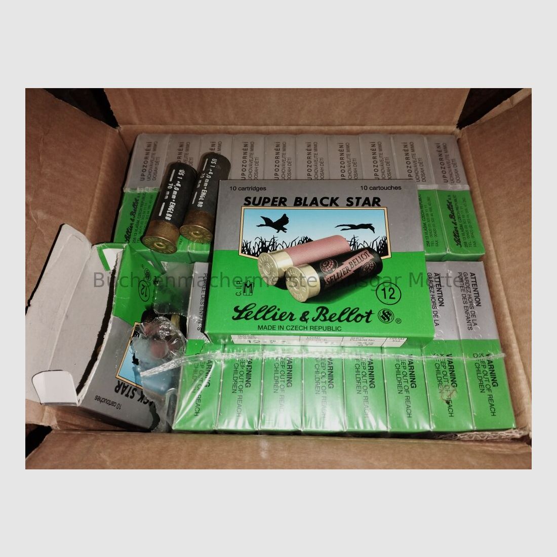 Sellier en Bellot S&B 12/70 4mm 35,4g 190 schoten 12/70 4mm 35,4g 190 schoten, afbeelding 1 van 3