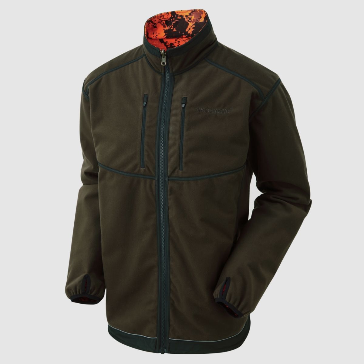 SHOOTERKING Digitex Softshell 2 in 1 Wendejacke Blaze Braun
