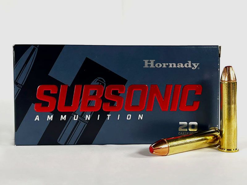 Hornady .45-70 Gov. SUB-X SUBSONIC 410 grs 1 Packung (20 Schuss á 2,995 €*)